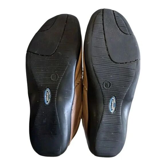 Dr. Scholls Womens  E1P-2X Size 7.5 M Brown  Leather Slip On Comfort Loafers - Picture 9 of 10
